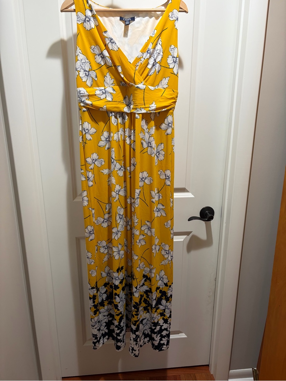 Chaps Yellow Floral Women’s Maxi Dress